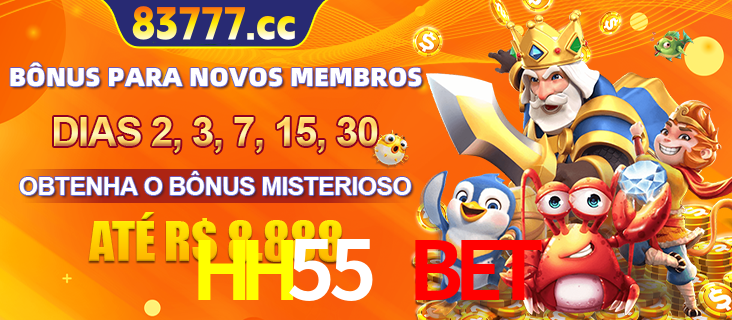 Anúncio dos benefícios para Membro VIP Sênior na plataforma HH55 BET, incluindo bônus promocionais, semanais e mensais, ilustrado com o personagem Fortune Tiger.