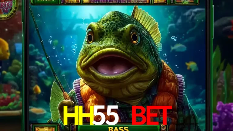 Personagem de peixe pescador do popular jogo de slot com tema de pescaria, uma das emocionantes opções de caça-níqueis para jogar e ganhar no cassino HH55 BET.