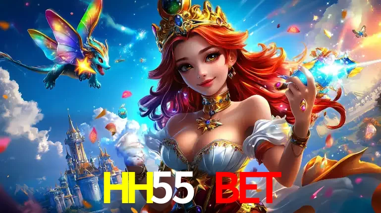 A princesa de um reino de fantasia mágico, com seu pequeno dragão, apresentando um mundo de prêmios encantados nos jogos de caça-níqueis do cassino HH55 BET.